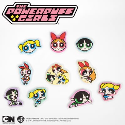 「パワーパフ ガールズ×サンキューマート」ぷっくりシール