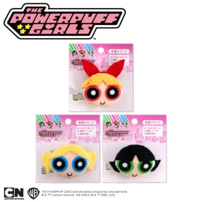 「パワーパフ ガールズ×サンキューマート」ぬいぐるみ前髪クリップ