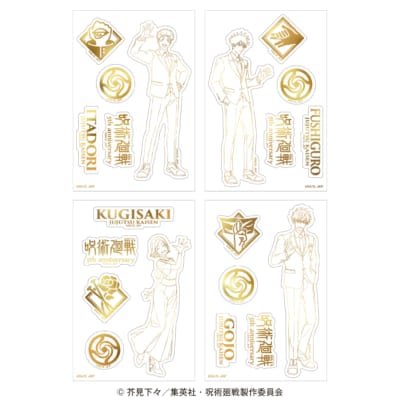 アニメ『呪術廻戦』5周年 POP UP SHOP in OIOI 箔押しステッカーシート