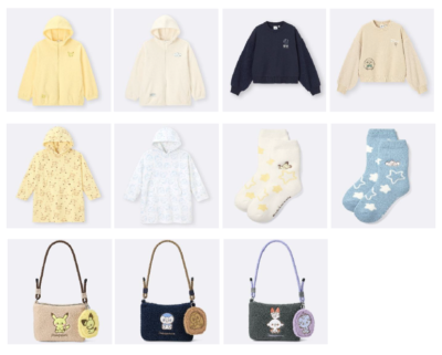 「ポケピース×ジーユー」コラボコレクション ウィメンズアイテム