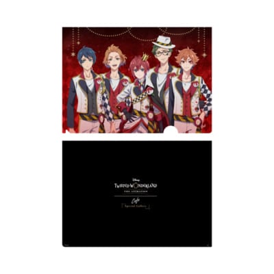 『ディズニー ツイステッドワンダーランド ザ アニメーション』OH MY CAFE クリアファイル＜ハーツラビュル寮＞