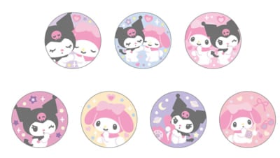 「マイメロディ&クロミ パステルドリームランド」トレーディング刺繍カンバッジ