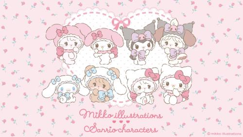 「mikko illustrations×サンリオ」