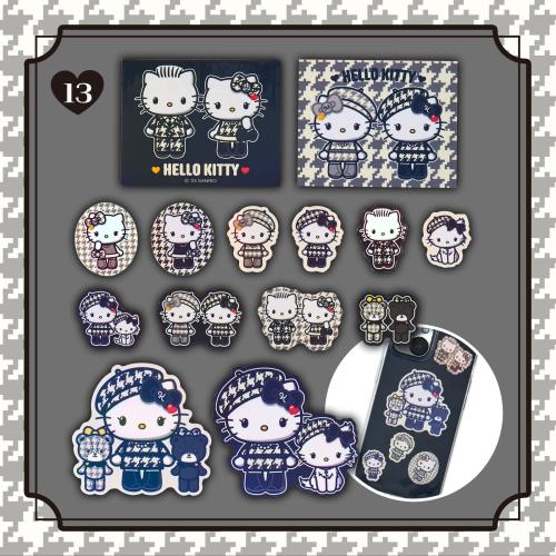 『サンリオ』ハローキティ モノクロガーリーふたごコーデデザインシリーズ