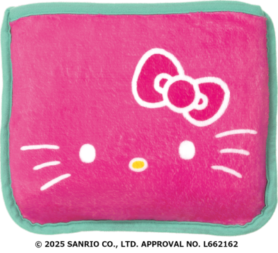 サンリオ×サーティワン「HELLO KITTY Loves ICE CREAM」ハローキティ収納ポケット付きブランケット