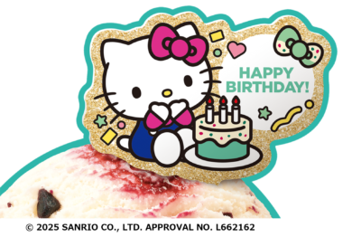 サンリオ×サーティワン「HELLO KITTY Loves ICE CREAM」バースデーピック