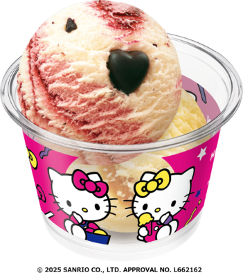 サンリオ×サーティワン「HELLO KITTY Loves ICE CREAM」ハローキティ ダブルカップ