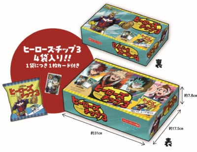 「ヒロアカ×ナムコ」ヒーローズチップ3 アミューズメント限定BOX