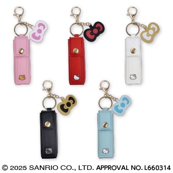 タイトー「ハローキティ Myハローキティキャンペーン」ハローキティ Myハローキティリボン型チャーム付きリップポーチ