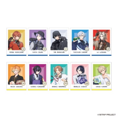 「18TRIP×GiGOキャンペーン第2弾」チェキ風カード前半