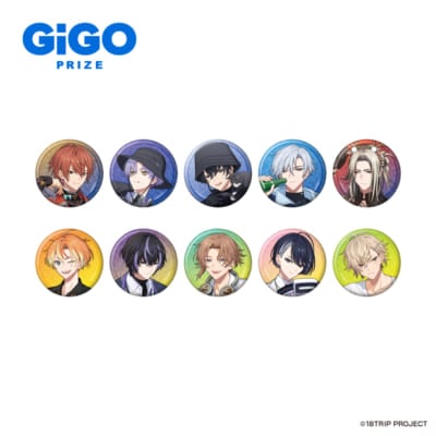 「18TRIP×GiGOキャンペーン第2弾」ホログラム缶バッジ Vol.1