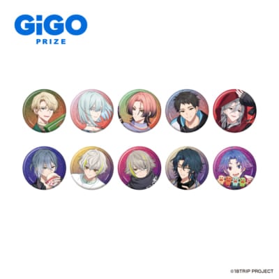 「18TRIP×GiGOキャンペーン第2弾」ホログラム缶バッジ Vol.2