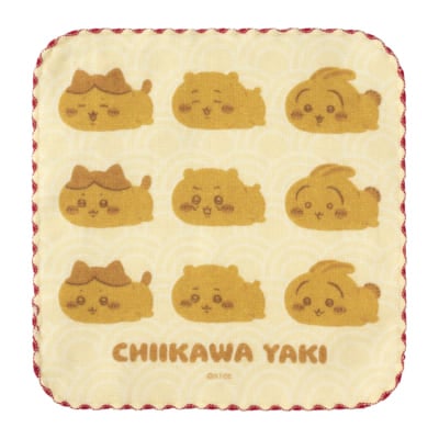 「ちいかわ焼き」ガーゼハンドタオル