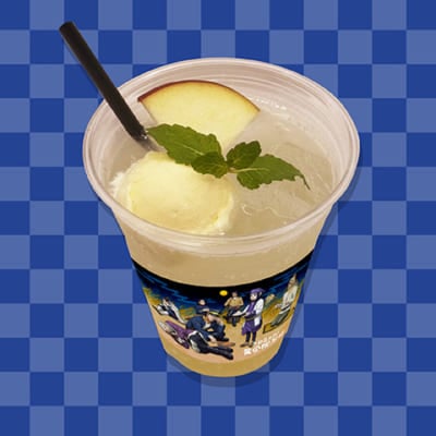 「ゴールデンカムイ×E-DINER」みんなでお月見！満月クリームソーダ