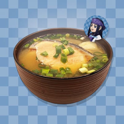 「ゴールデンカムイ×E-DINER」秋の味覚！アシㇼパのオハウ風鮭汁