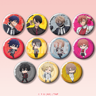 TVアニメ『桃源暗鬼』オンラインくじ D賞 缶バッジ11種セット
