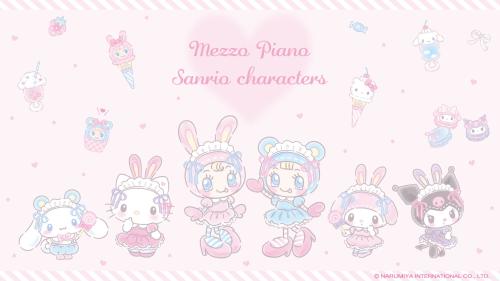 「 サンリオキャラクターズ×mezzo piano」