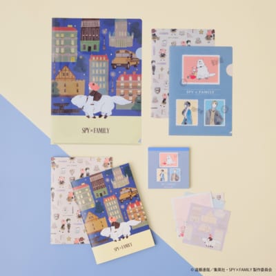 『SPY×FAMILY』×Afternoon Tea LIVING クリアファイル3枚セット/ノートセット/スクエアメモパッド