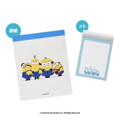 「<ミニオンズ>カフェ・ド・クリエ ハッピーバッグ」メモ帳