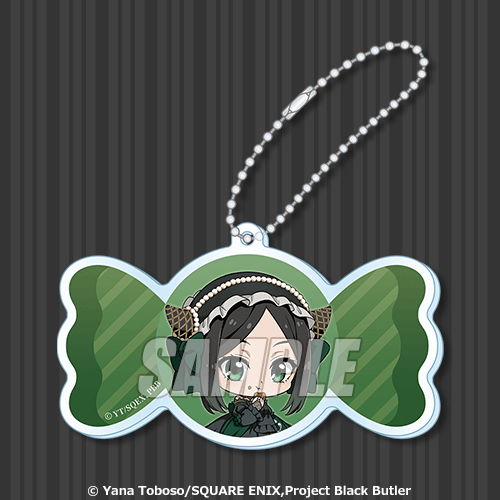 「『黒執事 -緑の魔女編-』オンラインくじ みに!」B賞:キャンディー型アクリルキーホルダー(全6種)