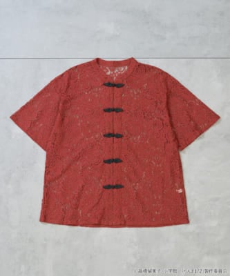 「らんま1/2 × earth music&ecology Japan Label」チャイナレースシャツ