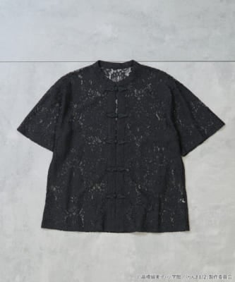 「らんま1/2 × earth music&ecology Japan Label」チャイナレースシャツ