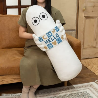 「タイトーくじ ムーミン Anniversary Year」LH（ラストハッピー）賞 ウェルカムボード付きニョロニョロ ぬいぐるみ