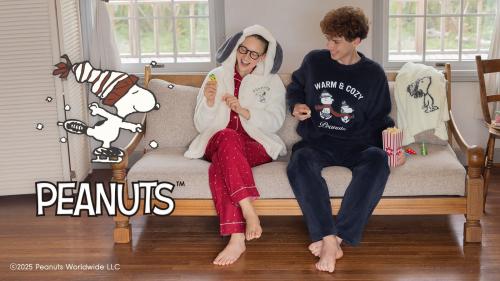 「PEANUTS×GU」コラボレーションラウンジウェア