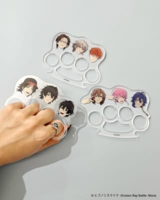 「ヒプムビ×サンキューマート」コラボグッズ&nbsp;3連アクリルリング