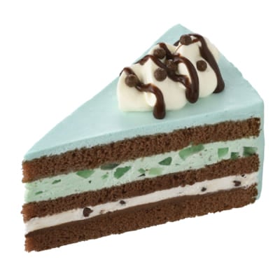 「銀座コージーコーナー」青「チョコミントケーキ」