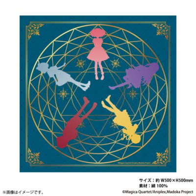 「魔法少女まどか☆マギカ ～Girls Party～」バンダナハンカチ