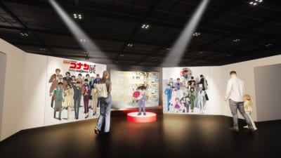 「放送30周年記念 TVアニメ『名探偵コナン』展」エントランス