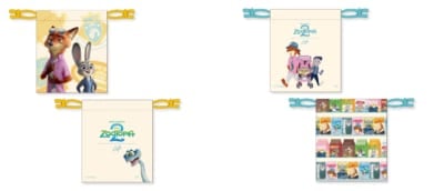 「ズートピア2」OH MY CAFE 巾着(イエロー)、巾着(スカイブルー)