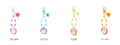 「ちいかわ」ビーズ付きアクリルストラップ