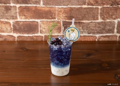 「機動戦士ガンダム 鉄血のオルフェンズ カフェ~10th Anniversary!~」ヤマギ バタフライピーミルク