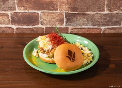 「機動戦士ガンダム 鉄血のオルフェンズ カフェ~10th Anniversary!~」トウモロコシかき揚げバーガー