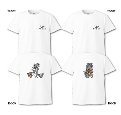 Happyくじ「トムとジェリー」B賞：コラボレーションTシャツ