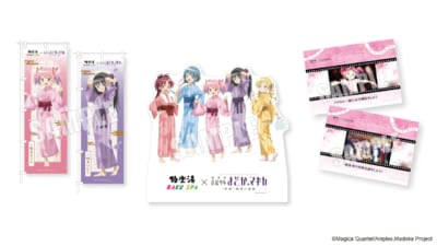 「まどマギ×極楽湯・RAKU SPA」装飾