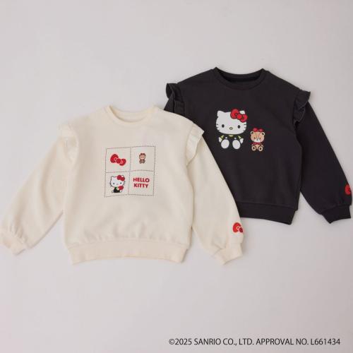 「ロペピクニック×サンリオ」【KIDS】発砲プリント裏毛プルオーバー