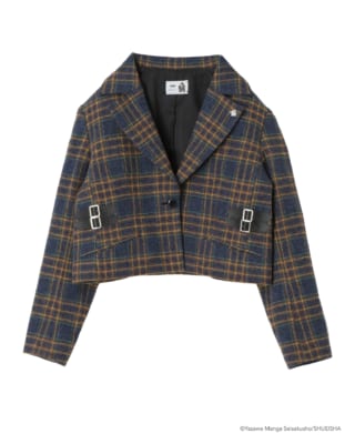 「NANA × ADDIXY」CHECK CROPPED JACKET
