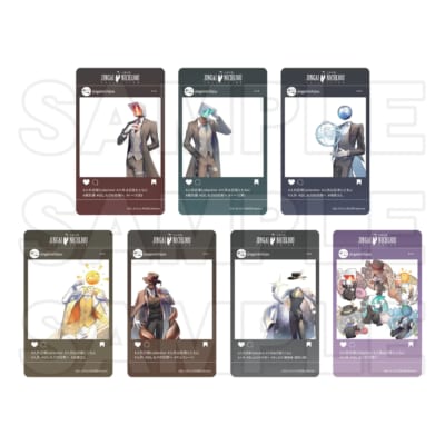 『人外日常コレクション』SNS風クリアカード