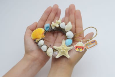 「あつまれ どうぶつの森×名古屋シーライフ」ワークショップ「小さなかいがらのリースづくり」