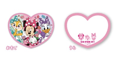 「Disney キャンペーン in ナムコ バレンタイン 2026 ～GO FOR IT!～」ハート形メッセージカード