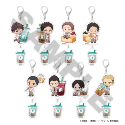 「ハイキュー!!×Bull Pulu」トレーディングゆらゆらアクリルキーホルダー 