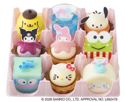 「サンリオキャラクターズ×銀座コージーコーナー」スイーツコレクション（9個入）