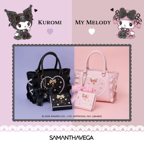 「サンリオ×サマンサベガ」マイメロディ＆クロミ