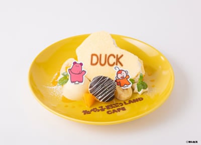 「たべっ子どうぶつLAND CAFE」大阪限定：かばさんとさるさんのふわふわフルーツサンド