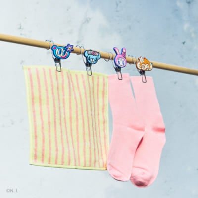 「ナルミヤキャラクターズ×ニュービーズ」C賞：洗たくクリップ