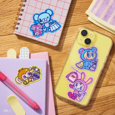 「ナルミヤキャラクターズ×ニュービーズ」D賞：ステッカーセット