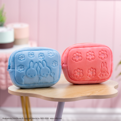 タイトーくじ「ミッフィー Pastel Flower Collection」C賞：ポケットティッシュケース付きポーチ